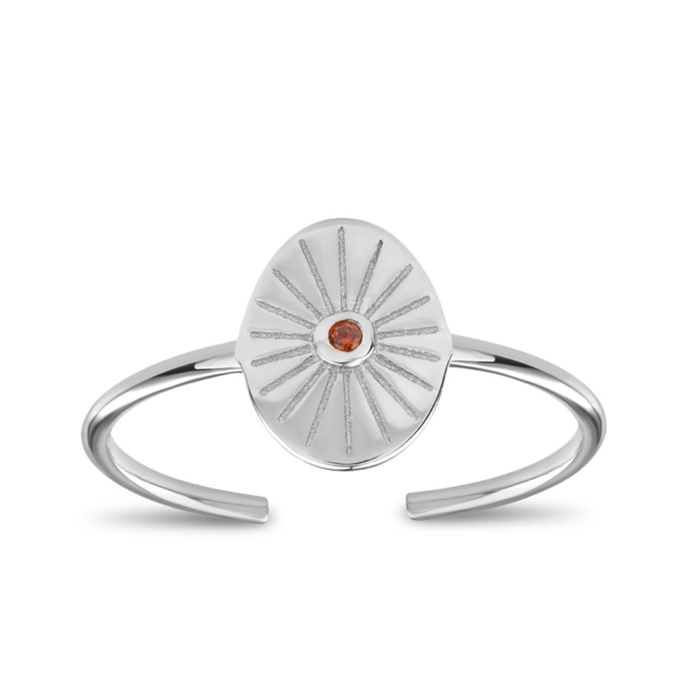 925 Sterling Silver Plated “Alchemist Ring” (oval)